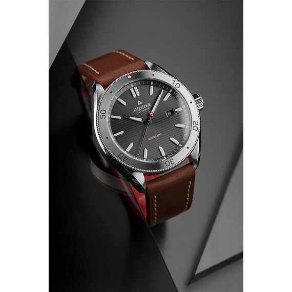 Pánské hodinky Alpina Alpiner 4 Automatic AL-525G5AQ6, Verze: hnědá , 5 image