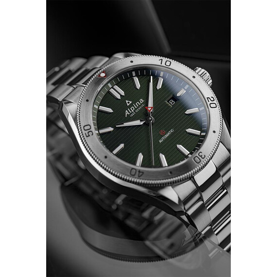 Pánské hodinky Alpina Alpiner 4 Automatic AL-525GR5AQ6B, Verze: zelená , 5 image