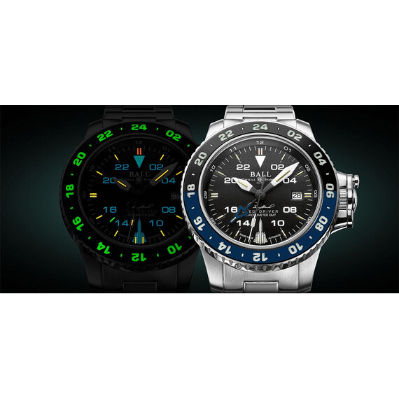 Pánské hodinky Ball DG2018C-S17C-BK Engineer Hydrocarbon AeroGMT Sled Driver Limited Edition , 3 image