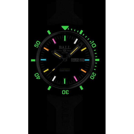 Pánské hodinky Ball Engineer II Skindiver Heritage DM3208B-P4-BK, Verze: černá2 , 2 image