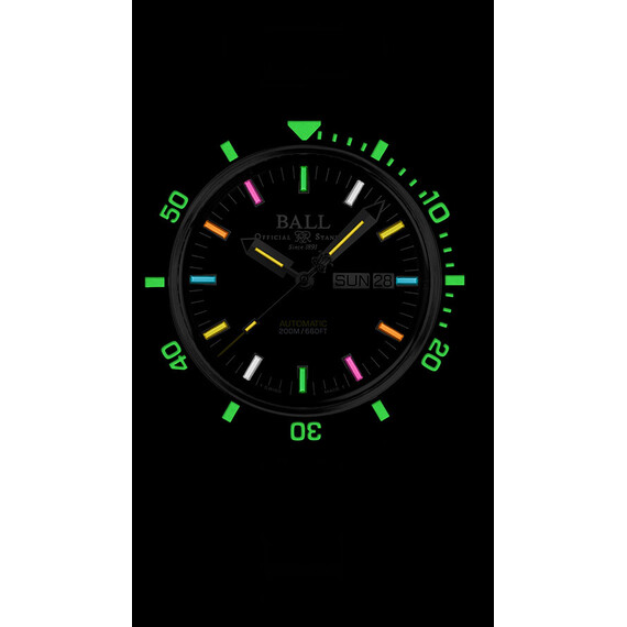 Pánské hodinky Ball Engineer II Skindiver Heritage DM3208B-S4-BK, Verze: černá , 2 image
