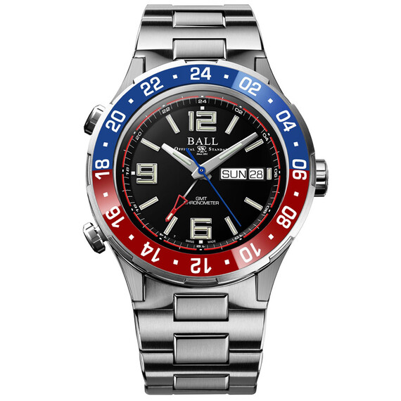 Pánské hodinky Ball Roadmaster Marine GMT DG3030B-S4C-BK, Verze: černá4 
