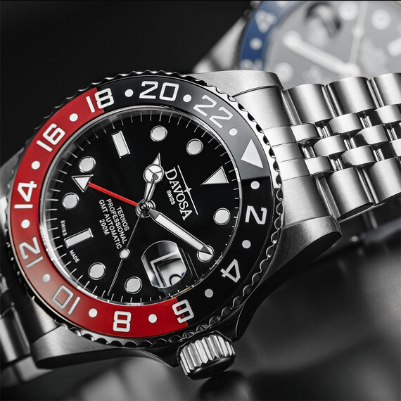 Pánské hodinky Davosa Ternos Professional GMT 161.571.09.W, Verze: červená , 6 image