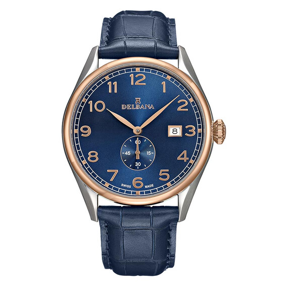 Pánské hodinky Delbana Fiorentino 53601.682.6.042, Verze: modrá 