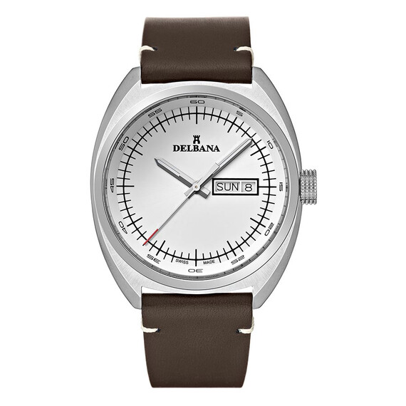 Pánské hodinky Delbana Locarno 41601.714.6.012, Verze: hnědá 