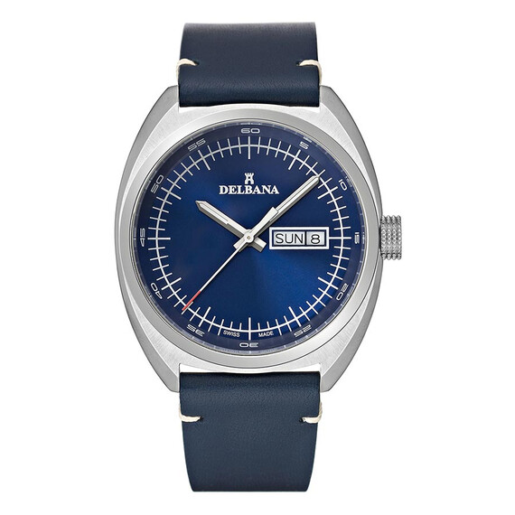 Pánské hodinky Delbana Locarno 41601.714.6.042, Verze: modrá 