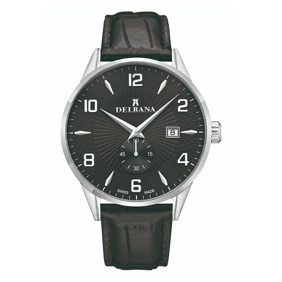 Pánské hodinky Delbana Retro 41601.622.6.034, Verze: černá 