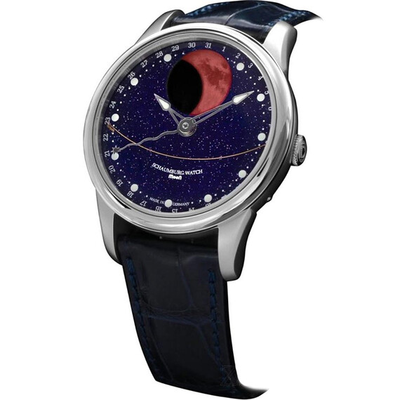 Pánské hodinky Schaumburg Blood MooN Galaxy SCH-MNGB, Verze: černá 