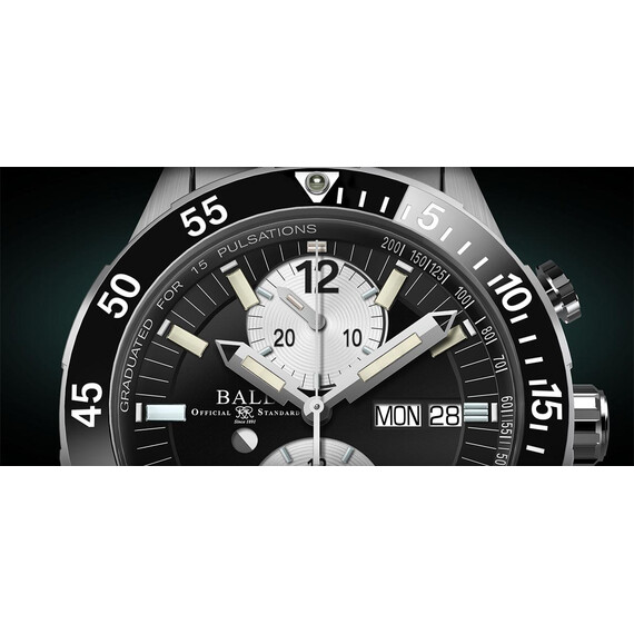 Pánské hodinky Ball Roadmaster Rescue Chronograph Limited Edition DC3030C-S-BKWH, Verze: černá , 4 image