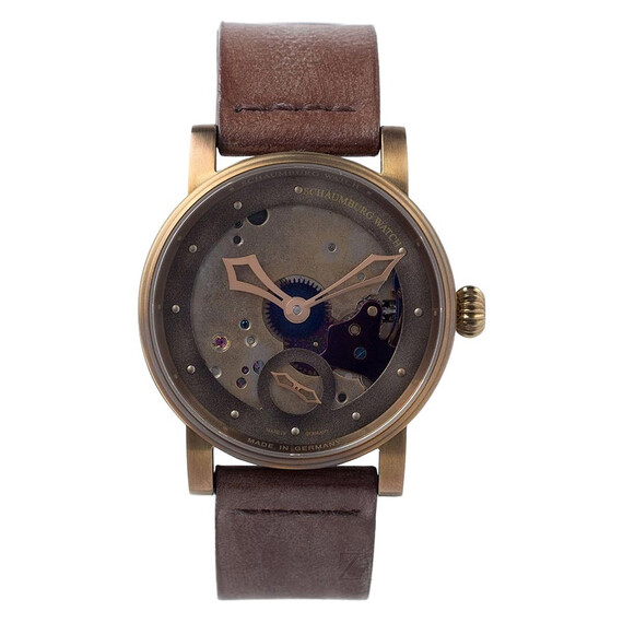 Pánské hodinky Schaumburg SteamPunk Re-Creation SCH-STRE, Verze: hnědá 