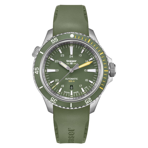 Pánské hodinky Traser P67 Diver Automatic Green T25 110327, Verze: zelená2 