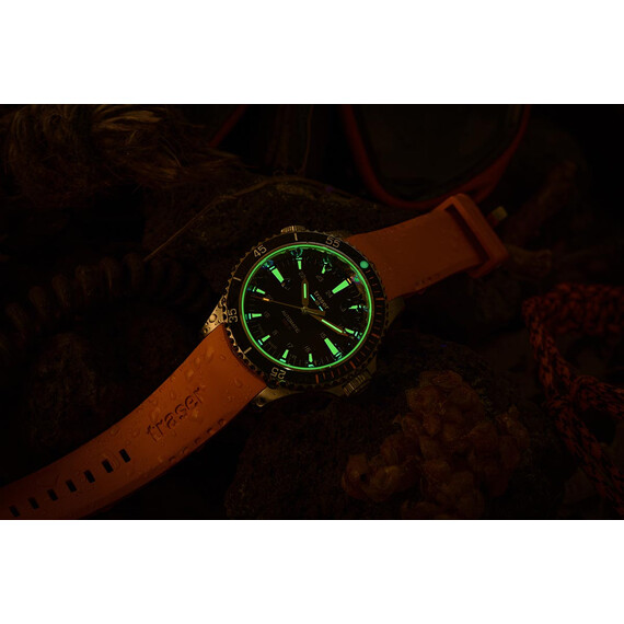 Pánské hodinky Traser P67 Diver Automatic Black T25 110323, Verze: oranžová , 8 image