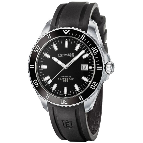 Pánské hodinky Eberhard Scafograf 300 41034.4 CU, Verze: černá 