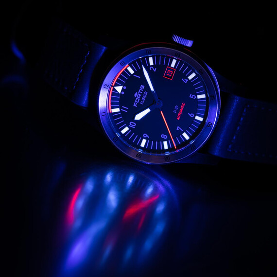 Pánské hodinky Fortis Flieger F-39 Midnight Blue F4220011, Verze: modrá , 17 image