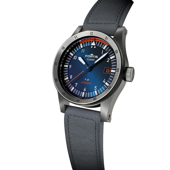 Pánské hodinky Fortis Flieger F-39 Midnight Blue F4220011, Verze: modrá , 3 image