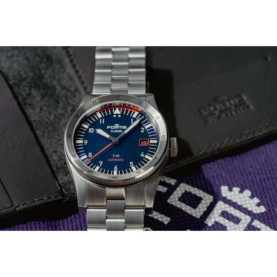 Pánské hodinky Fortis Flieger F-39 Midnight Blue F4220011, Verze: modrá , 12 image