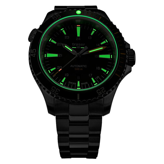 Pánské hodinky Traser P67 Diver Automatic Green T25 SET 110325, Verze: ocelová , 5 image