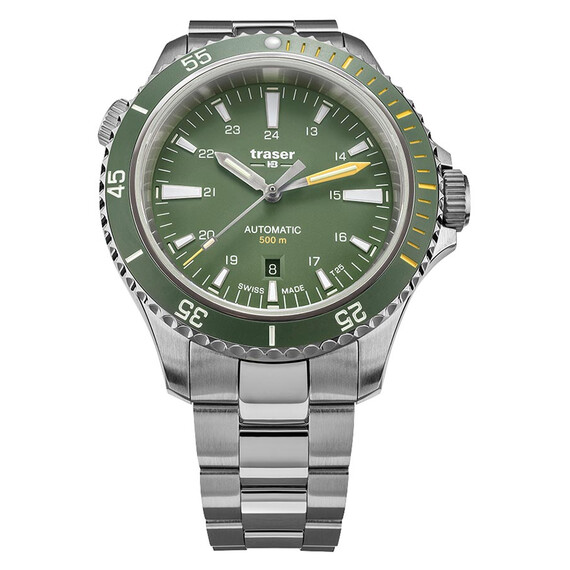 Pánské hodinky Traser P67 Diver Automatic Green T25 SET 110325, Verze: ocelová , 4 image