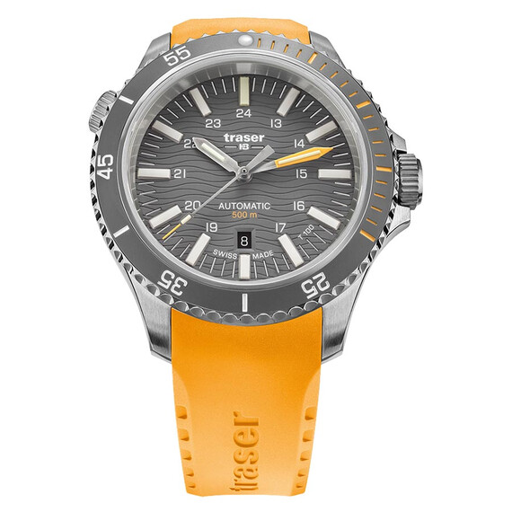 Pánské hodinky Traser P67 Diver Automatic Grey T100 110331, Verze: žlutá , 4 image