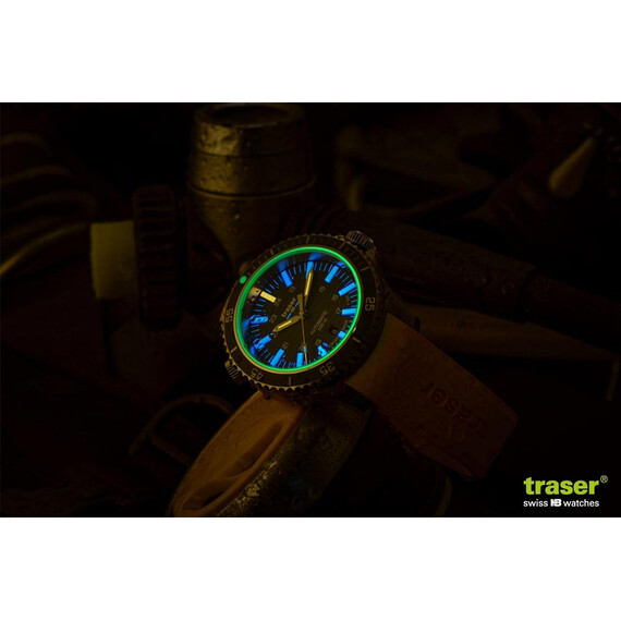 Pánské hodinky Traser P67 Diver Automatic Grey T100 110331, Verze: žlutá , 8 image