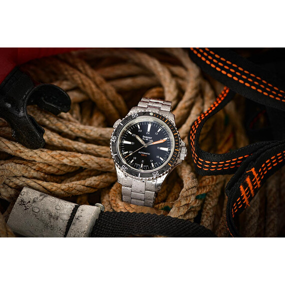 Pánské hodinky Traser P67 Diver Automatic Black T25 SET 110321, Verze: černá4 , 7 image