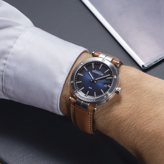 Pánské hodinky Herbelin Newport 12288A15GD, Verze: hnědá2 , 4 image