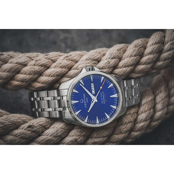 Pánské hodinky Certina DS Action C032.430.11.041.00 Big Date Powermatic 80, Verze: modrá2 , 8 image