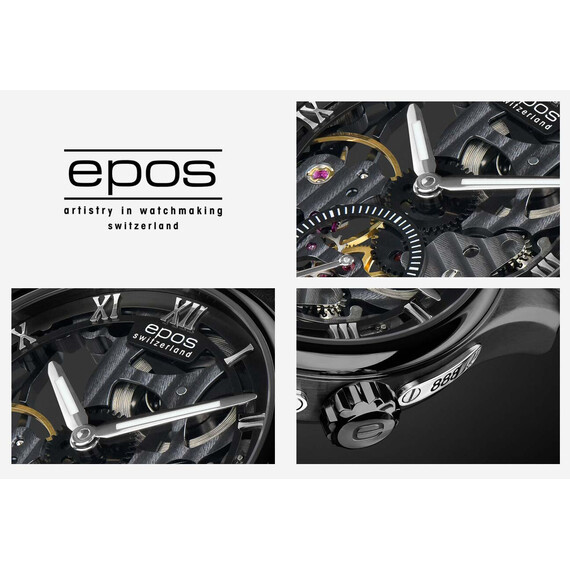 Pánské hodinky Epos Originale Skeleton Limited Edition 3500.169.25.25.35, Verze: černá2 , 3 image