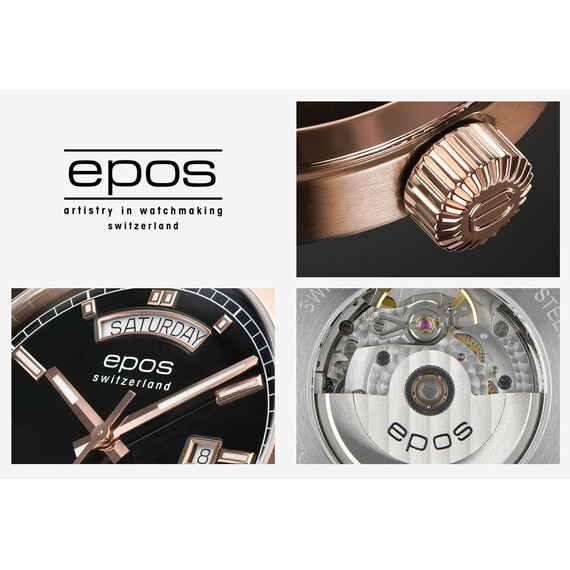 Pánské hodinky Epos Passion Day Date 3501.142.24.95.25, Verze: černá , 4 image