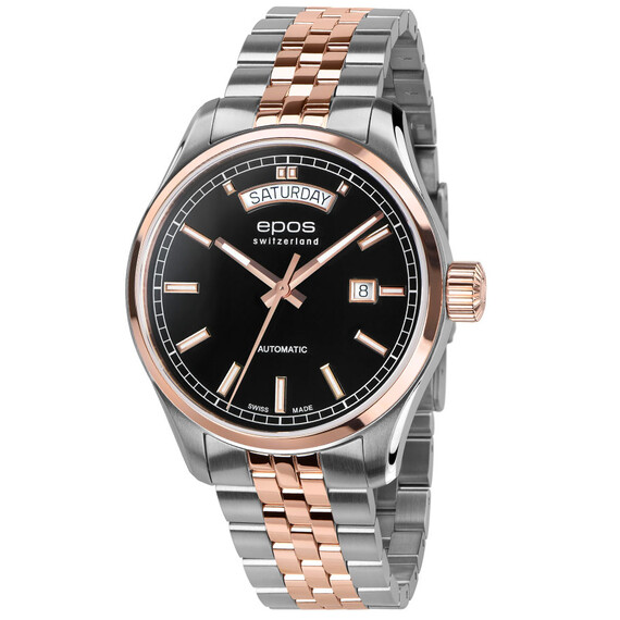 Pánské hodinky Epos Passion Day Date 3501.142.34.95.44, Verze: černá2 
