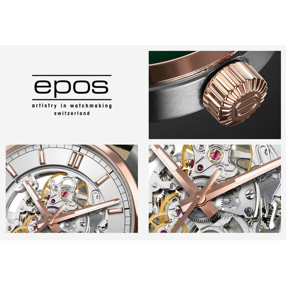 Pánské hodinky Epos Passion Skeleton 3501.135.34.18.25, Verze: stříbrná , 2 image