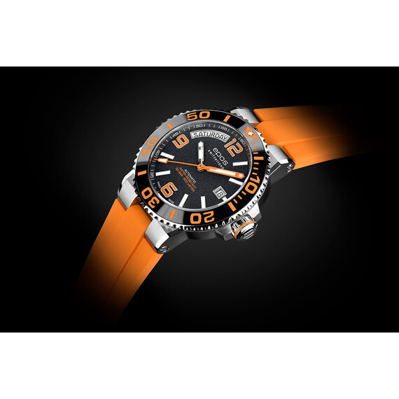 Pánské hodinky Epos Sportive Diver Day Date 3441.142.99.92.52, Verze: oranžová , 2 image