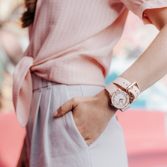 Dámské hodinky Rado Captain Cook Marina Hoermanseder R32139708, Verze: růžové zlato , 17 image