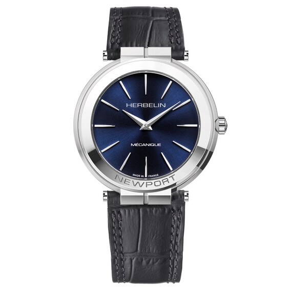 Pánské hodinky Herbelin Newport Slim Mechanical 1222AP15, Verze: šedá 