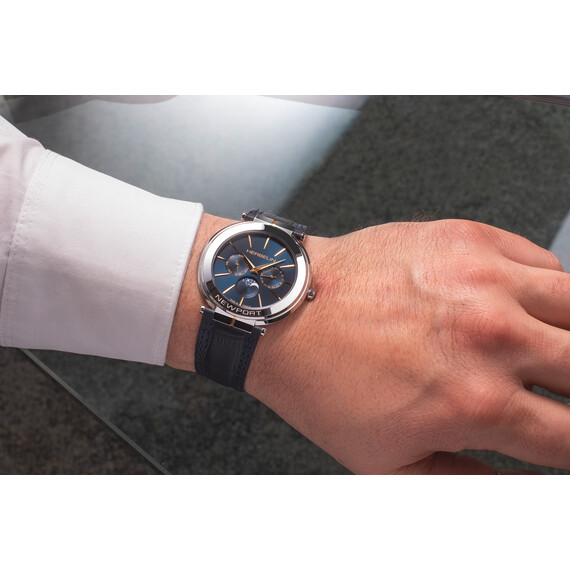 Pánské hodinky Herbelin Newport Slim 12722T15BL, Verze: modrá , 4 image