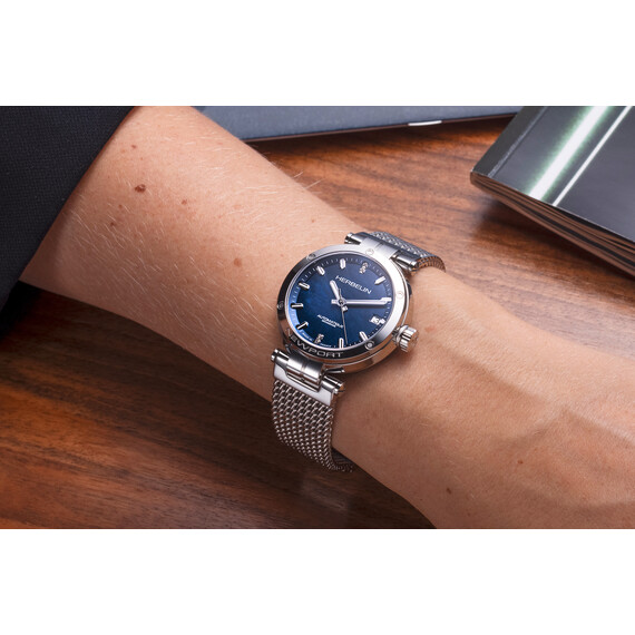 Dámské hodinky Herbelin Newport Automatic 1658AP90B, Verze: modrá , 3 image