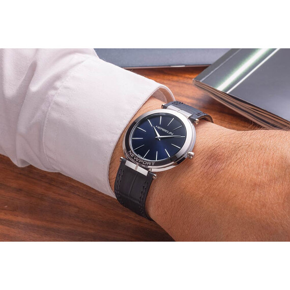 Pánské hodinky Herbelin Newport Slim 19522AP15, Verze: modrá2 , 4 image