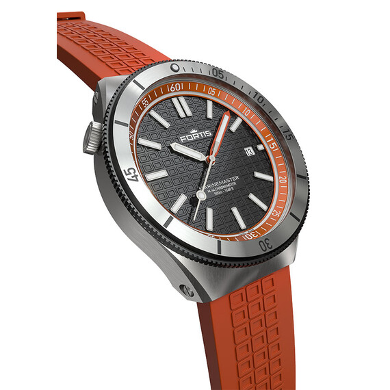 Pánské hodinky Fortis Marinemaster M-44 Amber Orange F8120013, Verze: oranžová , 4 image
