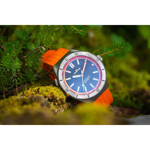 Pánské hodinky Fortis Marinemaster M-44 Amber Orange F8120013, Verze: oranžová , 13 image