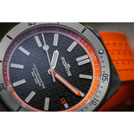 Pánské hodinky Fortis Marinemaster M-44 Amber Orange F8120013, Verze: oranžová , 17 image