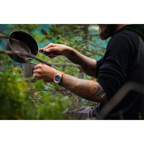 Pánské hodinky Fortis Marinemaster M-44 Amber Orange F8120013, Verze: oranžová , 19 image