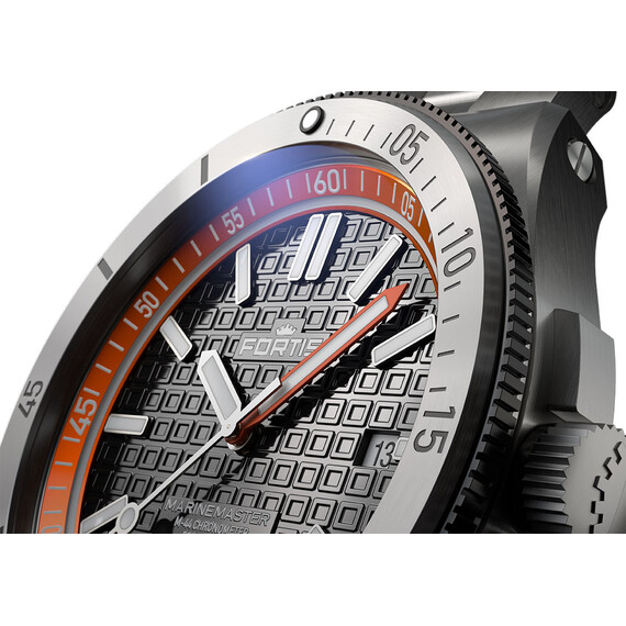 Pánské hodinky Fortis Marinemaster M-44 Amber Orange F8120014, Verze: stříbrná2 , 8 image