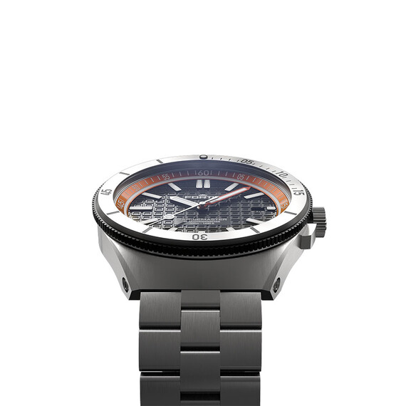 Pánské hodinky Fortis Marinemaster M-44 Amber Orange F8120014, Verze: stříbrná2 , 6 image