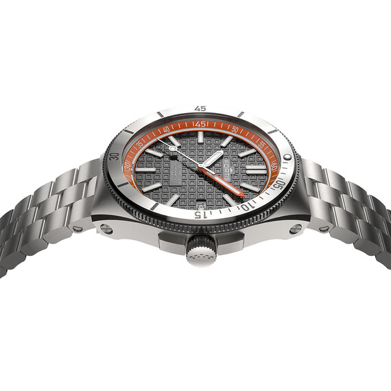 Pánské hodinky Fortis Marinemaster M-44 Amber Orange F8120014, Verze: stříbrná2 , 2 image