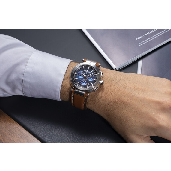 Pánské hodinky Herbelin Newport Chrono 37688A35GD, Verze: hnědá , 4 image