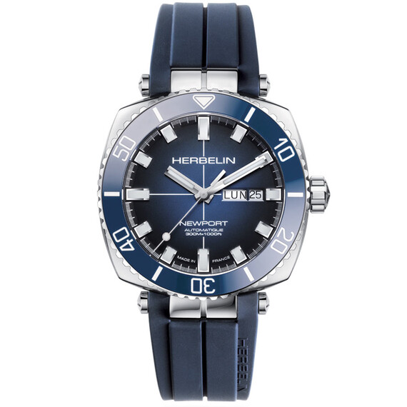 Pánské hodinky Herbelin Newport Diver Automatic 1774BL15CB, Verze: modrá 