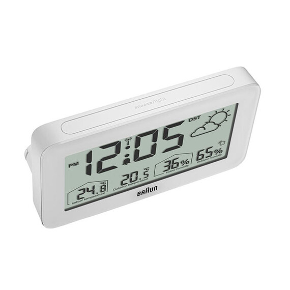 Budík Braun Radio Controlled BC13WP-DCF, Verze: bílá , 7 image
