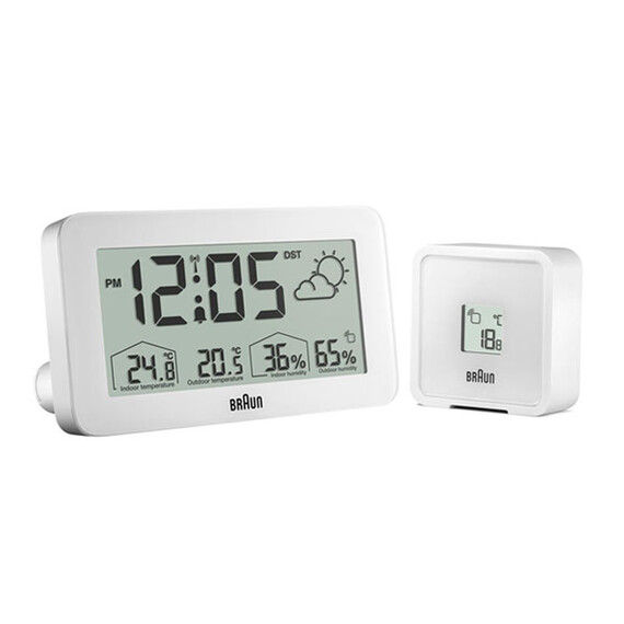 Budík Braun Radio Controlled BC13WP-DCF, Verze: bílá , 8 image