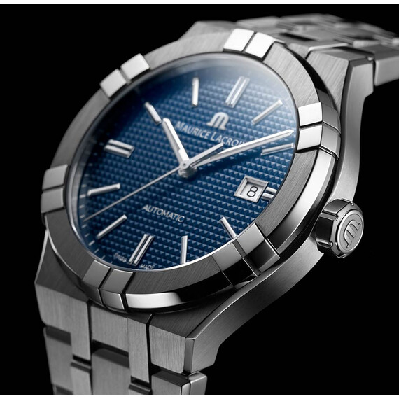 Pánské hodinky Maurice Lacroix Aikon Automatic 42 mm AI6008-SS002-430-1, Verze: modrá , 5 image