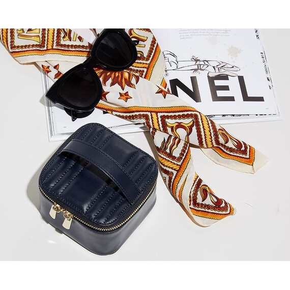 Pouzdro na šperky WOLF Maria Zip Cube 766517, Verze: modrá , 7 image